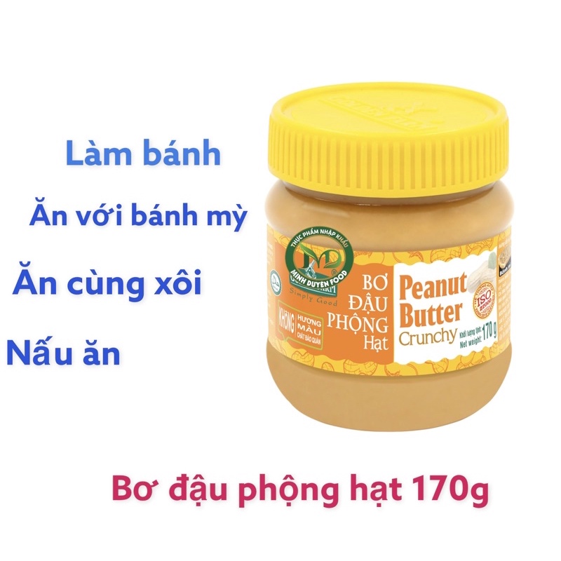 Bơ đậu phộng hạt 170 - ăn bánh mỳ - làm bánh  - nấu ăn - Bơ đậu phộng hạt 170g golden farm