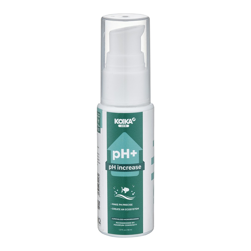 KOIKA pH+ ( chai 30 ml) VI SINH ĐẶC BIỆT GIÚP TĂNG PH MÔI TRƯỜNG CHUYÊN DÙNG CHO CÁ VÀ TÉP CẢNH