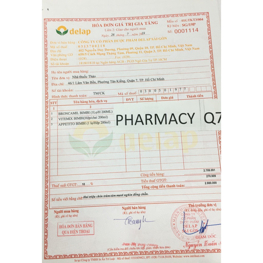 (CHÍNH HÃNG) Siro Broncamil Bimbi Pharmalife ITALIA, Giảm Ho, Giảm Viêm Phế Quản