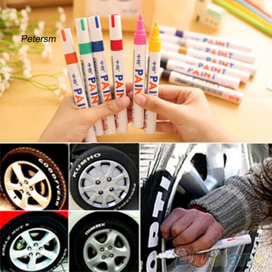 Bút đánh dấu sơn sửa chữa vết xước chống thấm nước với 12 màu tùy chọn