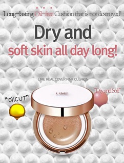 Phấn nước LIME Real Cover Pink Cushion