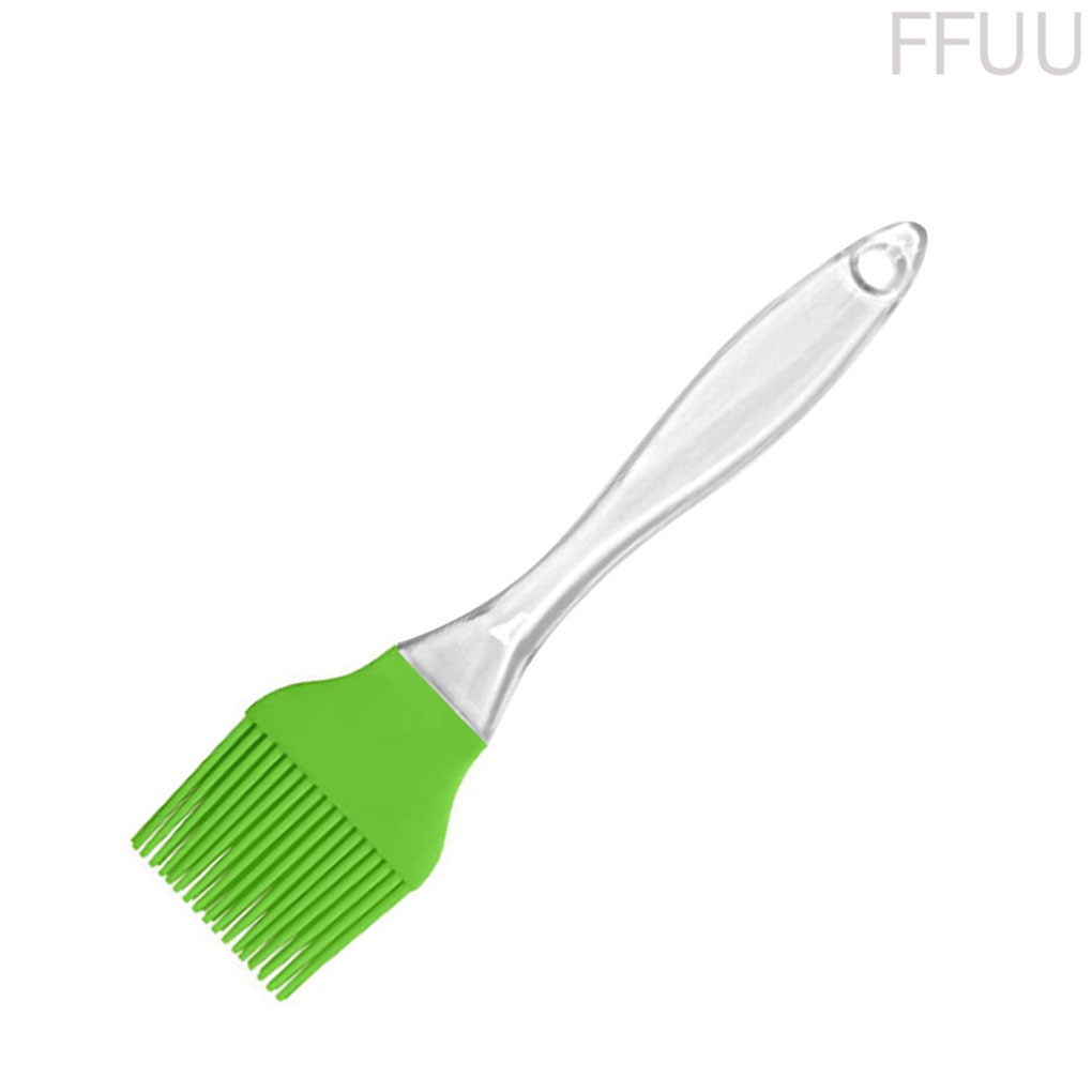 Cọ Quét Dầu Nướng Bbq Bằng Silicone Có Tay Cầm Màu Xanh Lá