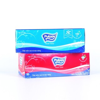 Khăn giấy lụa Pulppy hộp 180 tờ