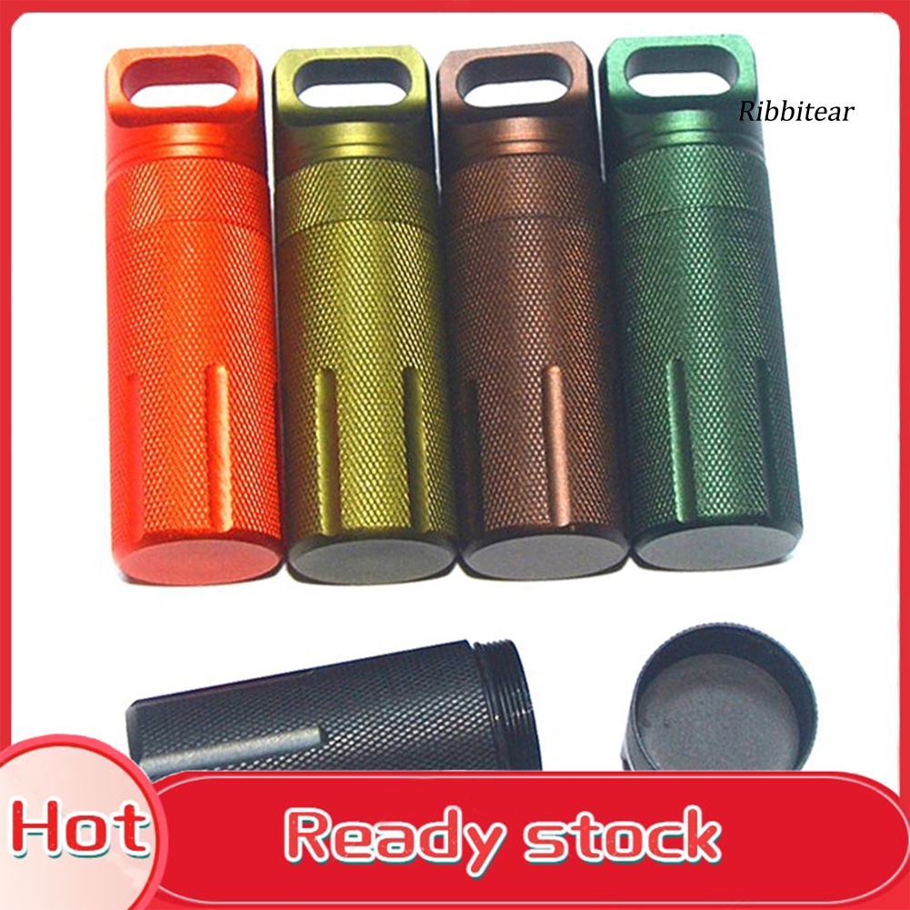 Lọ đựng thuốc/viên nén bằng hợp kim nhôm chống thấm nước tiện dụng mang theo du lịch
