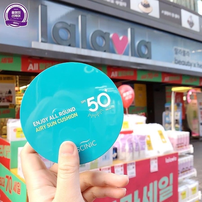 Phấn nước chống nắng SCINIC Enjoy All Round Airy Sun Cushion EX SPF50+ PA++++