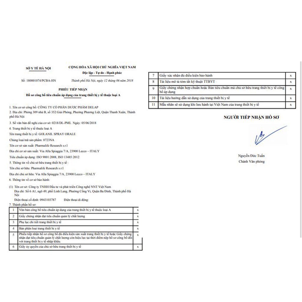 [GIÁ GỐC] Xịt họng Golanil Spray Orale Fitobimbi– Giúp hỗ trợ giảm ho, đau rát họng - Lọ 30ml