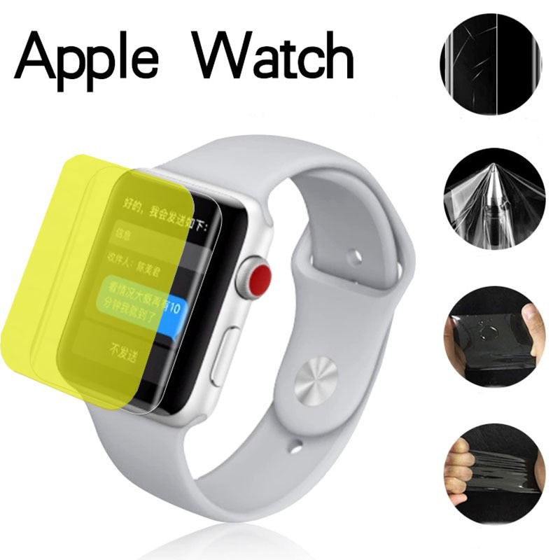 [MIỄN PHÍ DỤNG CỤ] Miếng dán cường lực Apple Watch bảo vệ màn hình apple watch 38|42|40|44 (mm) series 5/4/3/2/1