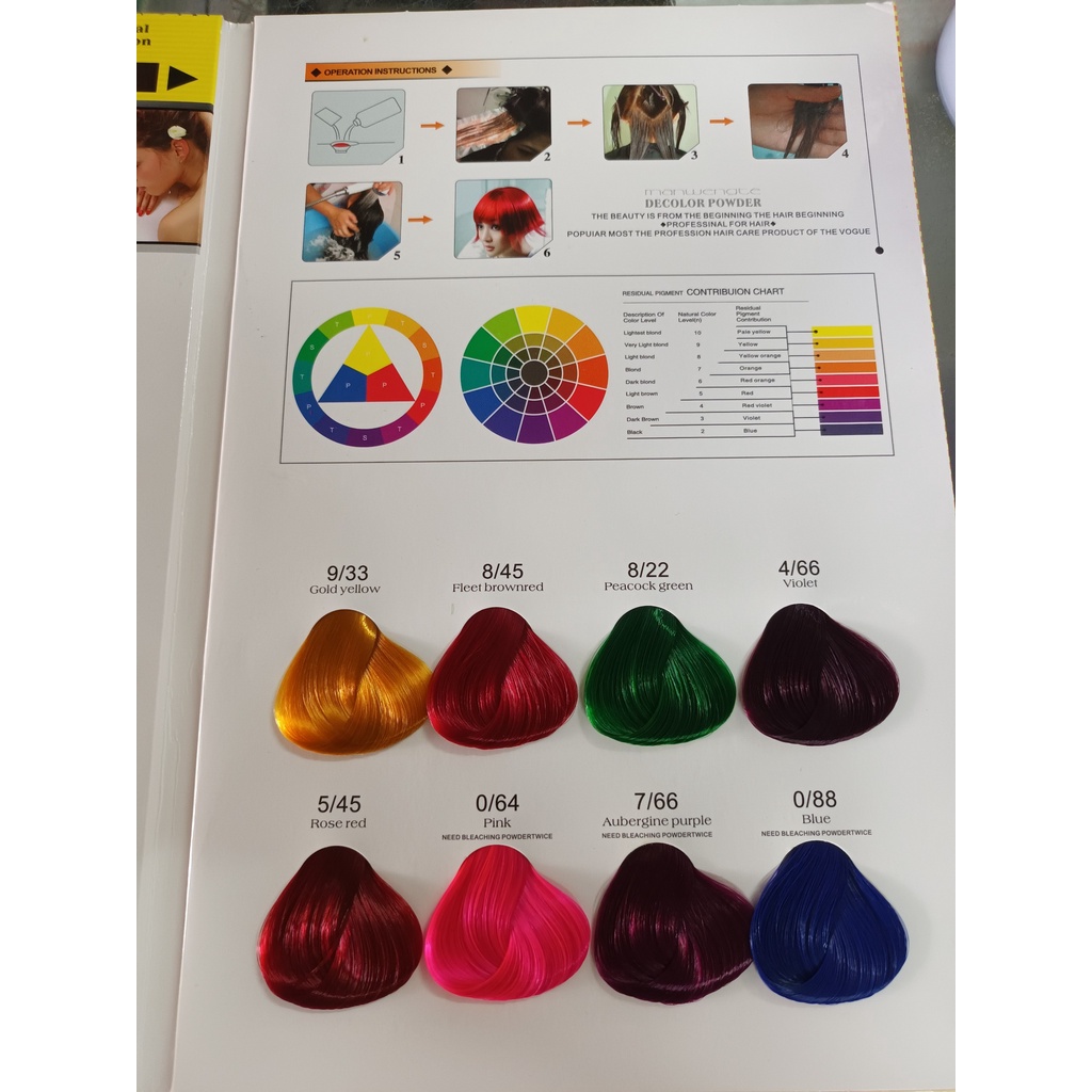 Gói Bột Nhuộm Tóc Piaochun Love Fashion Decolor Power 20g