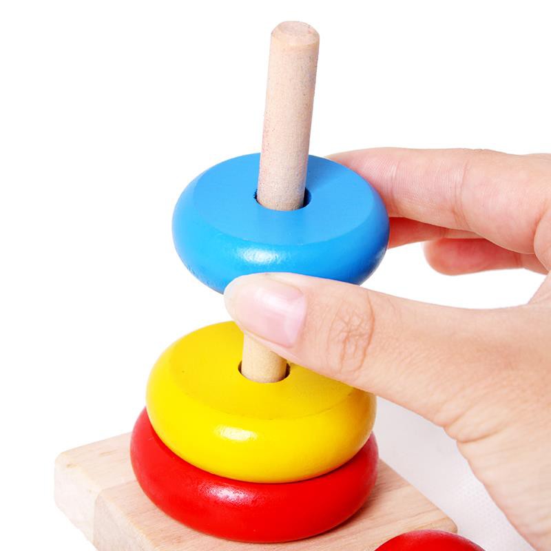 Combo Đồ Chơi Gỗ Montessori,Sâu Uốn Dẻo,Tháp Xếp Chồng,Đàn 8 Quãng Cho Trẻ Mầm Non