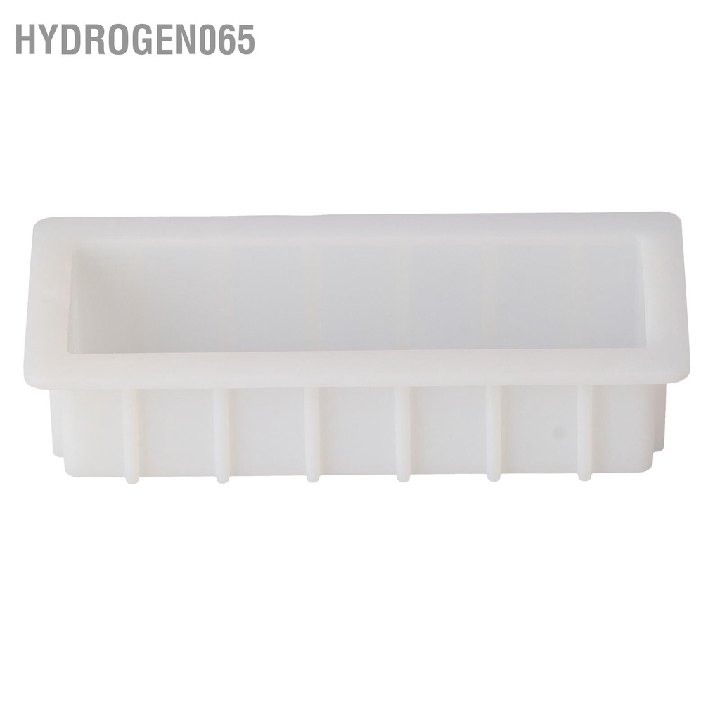 Hydrogen065 Khuôn xà phòng silicone 1400ml Không dính bánh mì hình chữ nhật có thể tái sử dụng cho tiệm tại nhà