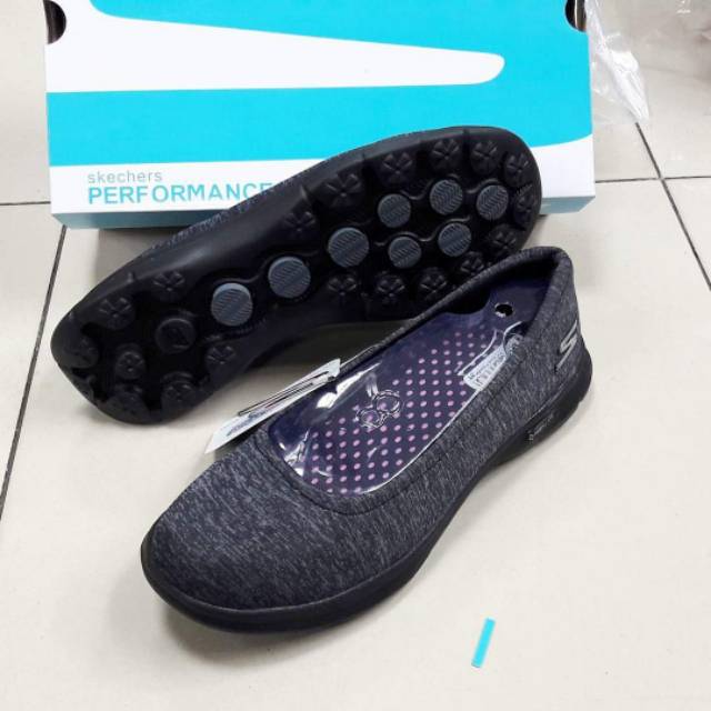 Skechers Ba Lê Vải Canvas Kèm Hộp