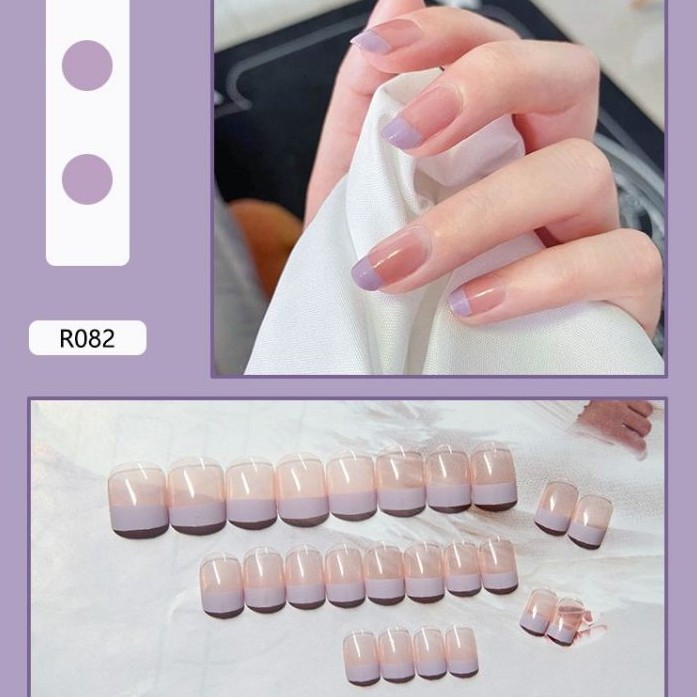[Sẵn+Hỏa tốc] SET 24 MÓNG TAY GIẢ  - [ TẶNG DŨA KÈM KEO ]