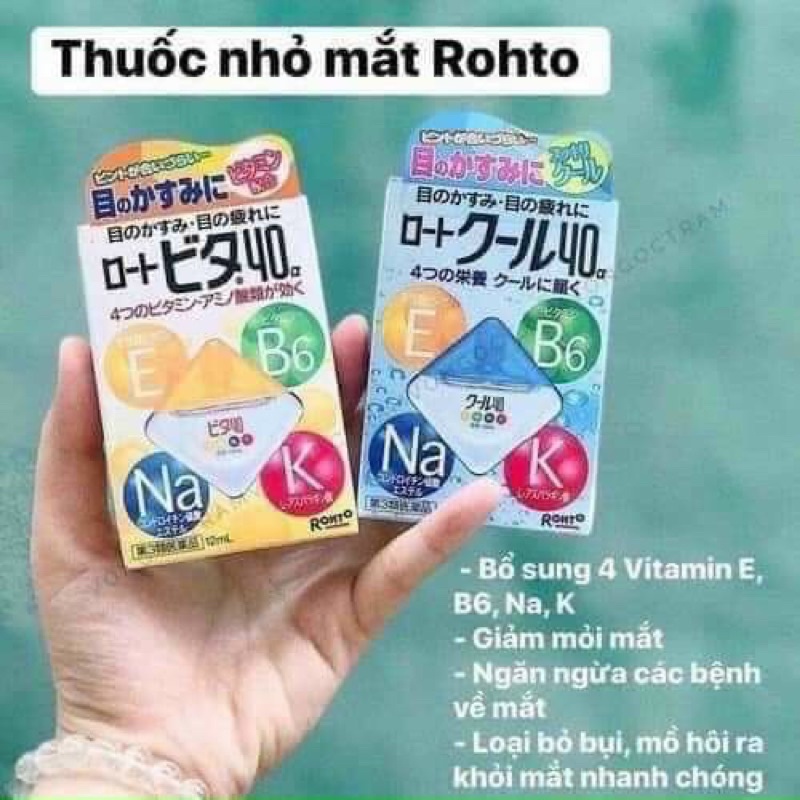 Nước nhỏ mắt Rohto Viroto Nhật Bản 12m