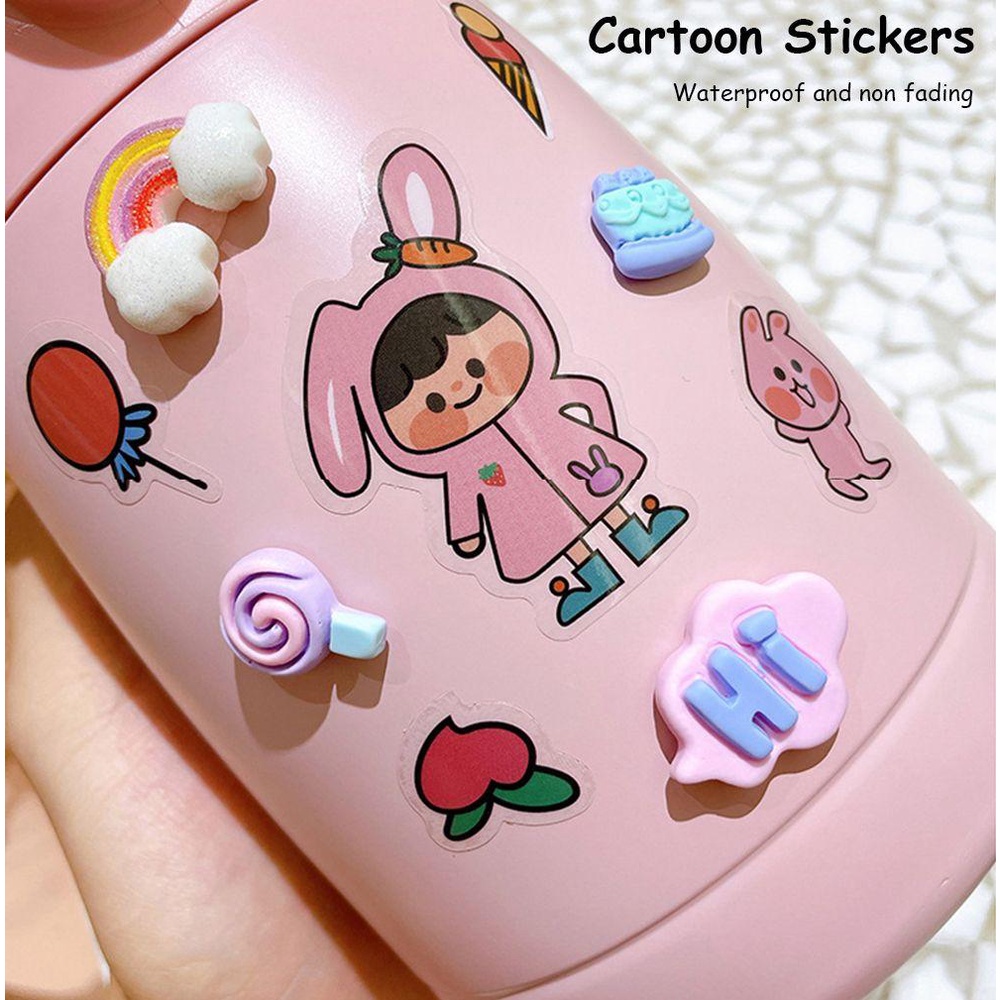 PISTA Bình Nước Thể Thao 1100ml Họa Tiết Hoạt Hình Dễ Thương