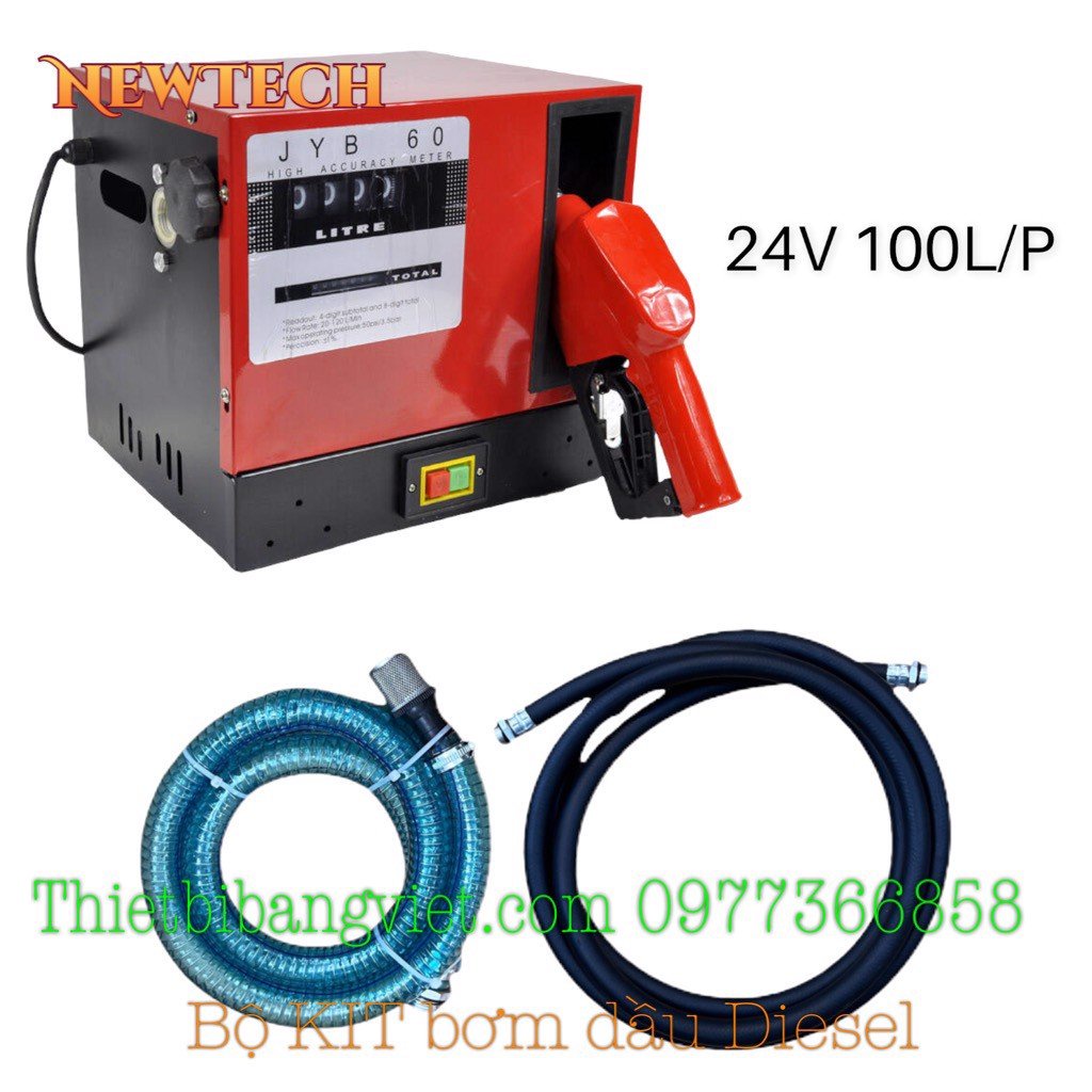 Máy Bơm Dầu- Bộ KIT Bơm Dầu Diesel JYB K600 220V 12V 24V Cấp Phát Nội Bộ- Thiết Bị Bằng Việt