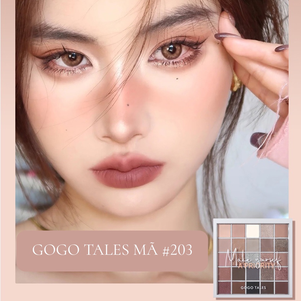 Bảng phấn mắt Make yourself priority 203 GOGO TALES 25 Ô NPP Shoptido