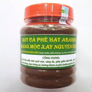 Lọ 100gr Bột cà phê tẩy da chết, tẩy tế bào chết (Hạt Arabica 100% nguyên chất) dùng cho da mặt và toàn thân -HS shop