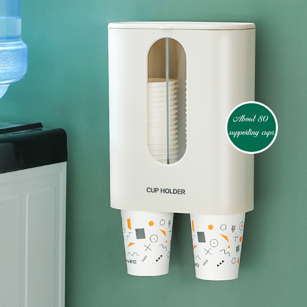 Giá Đỡ Cốc Giấy Dùng Một Lần Tự Động Gắn Tường Không Cần Khoan | BigBuy360 - bigbuy360.vn