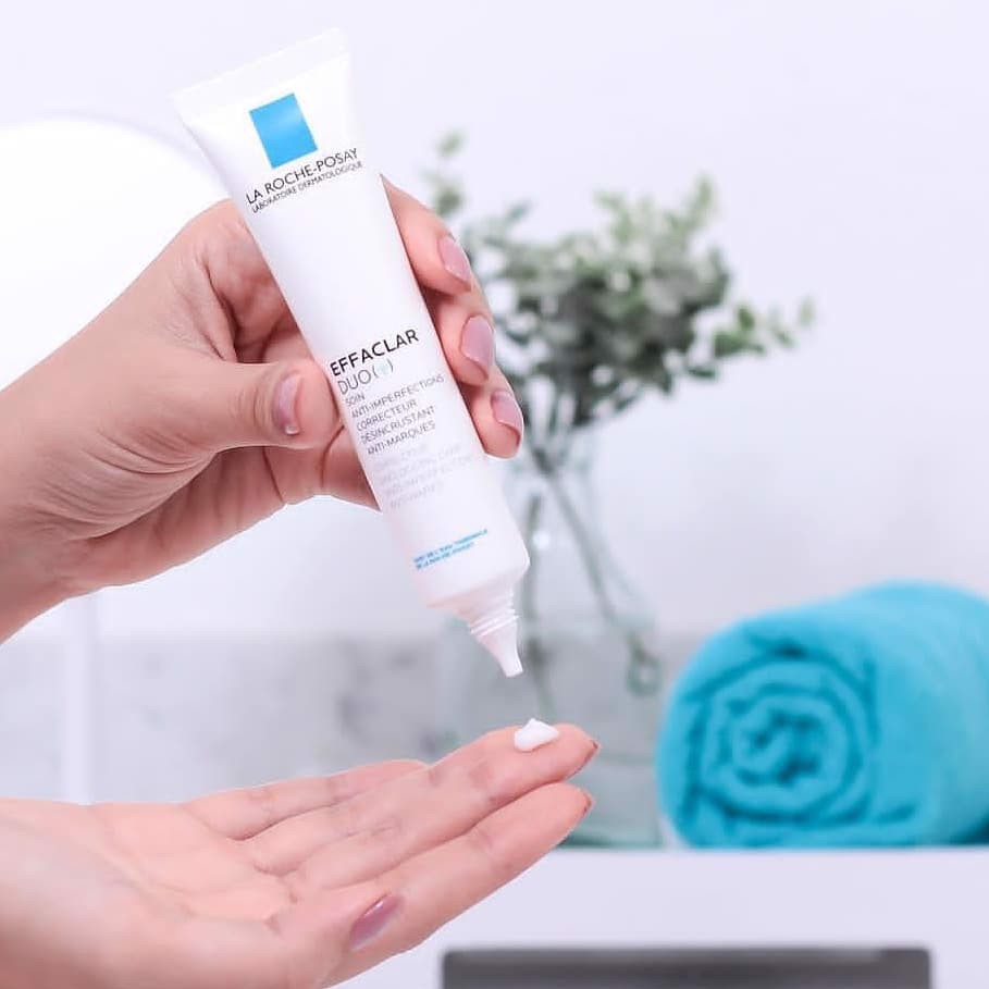 Kem Dưỡng Da La Roche Posay Effaclar Duo+ Giúp Giảm Mụn Ngăn Ngừa Vết Thâm