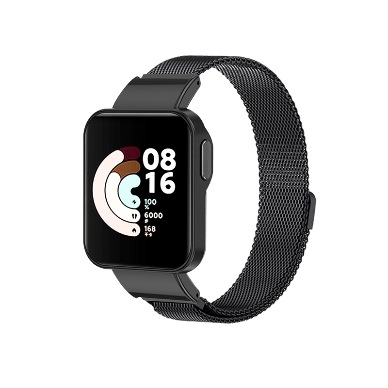 Dây đeo thay thế bằng inox cho đồng hồ thông minh Redmi Watch 2 Lite Xiaomi Mi Watch Lite