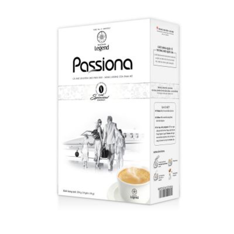 Cà phê Passiona hòa tan  hộp 14 gói 16gr