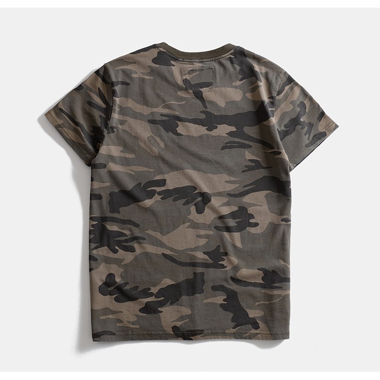 Áo thun cổ tròn phong cách Retro_dã ngoại