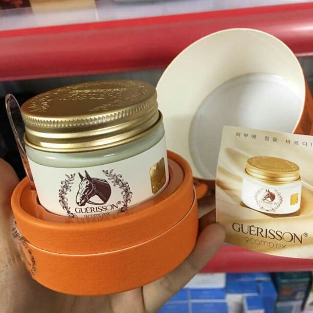 Kem dưỡng trắng da dầu ngựa Guerisson 9 complex horse oil cream 70gr