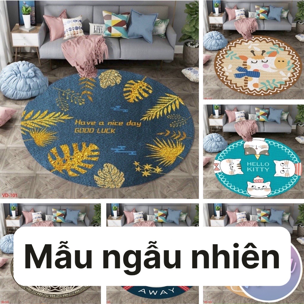 FREESHIP🎁THẢM TRẢI SÀN BALI HÌNH TRÒN CAO CẤP ❤️PHÒNG KHÁCH ❤️PHÒNG NGỦ