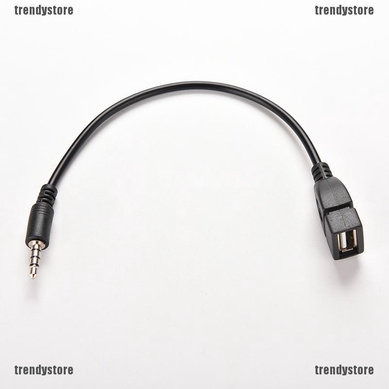 THIET Dây cáp chuyển đổi âm thanh AUX 3.5mm sang USB 2.0
