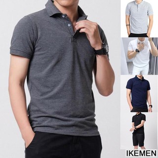Áo Phông Nam , Áo Polo Cổ Bẻ Dáng Ôm Body Hàn Quốc
