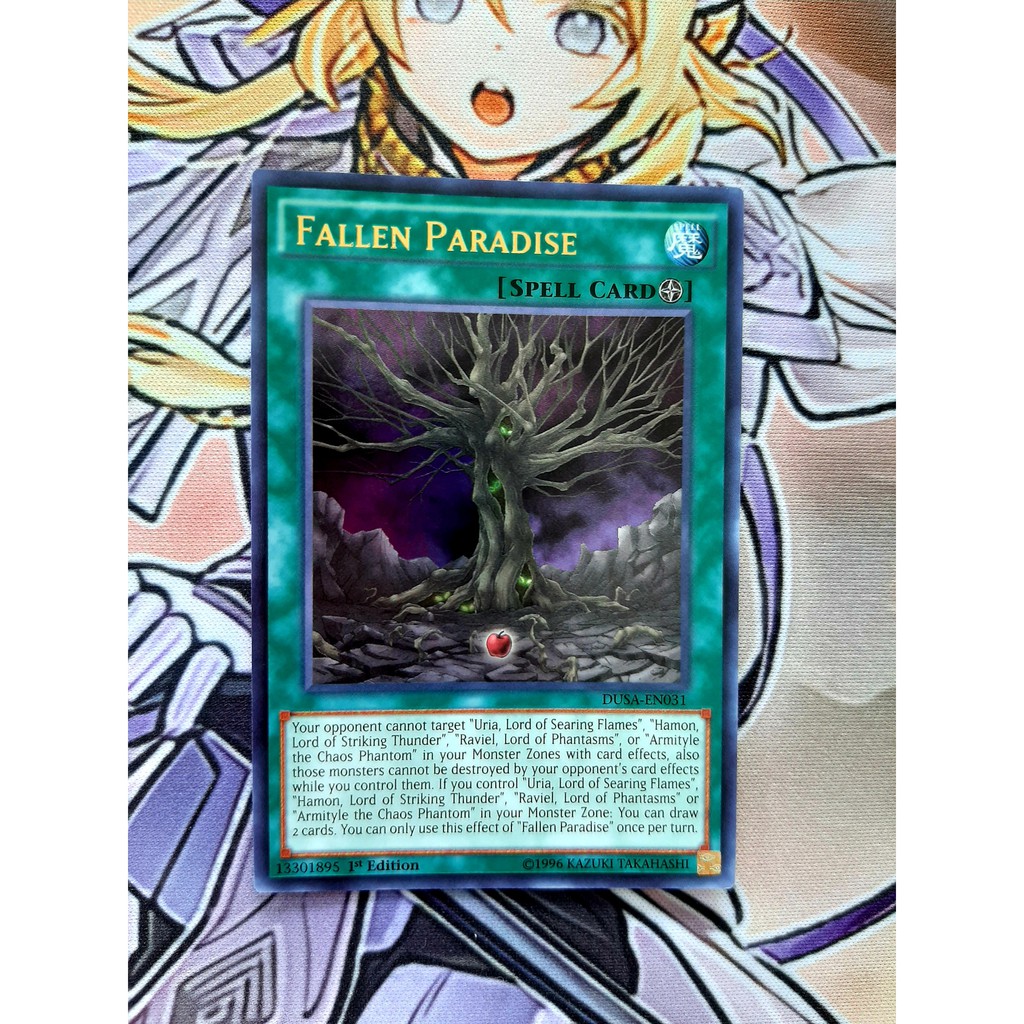 [ĐỖ LẠC SHOP ] THẺ BÀI YUGIOH -SPELL - Fallen Paradise - DUSA-EN031 - Ultra Rare 1st Edition