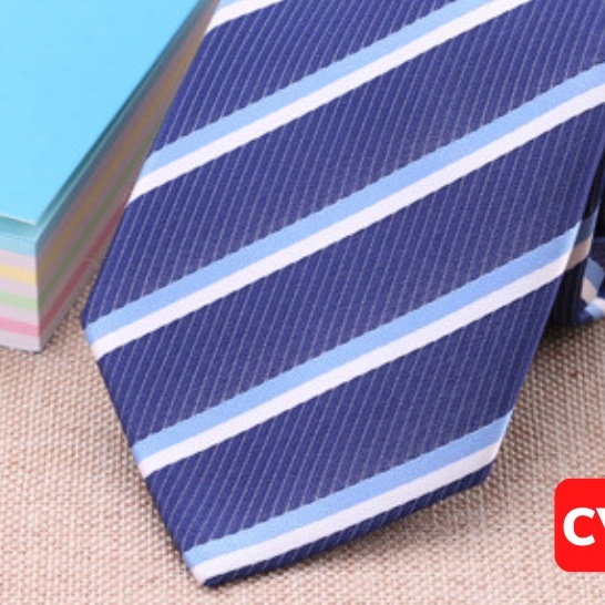 Cà vạt chú rể bản nhỏ 6cm, Calavat cao cấp, Cravat phong cách Hàn Quốc, Cavat dự tiệc CV-6370