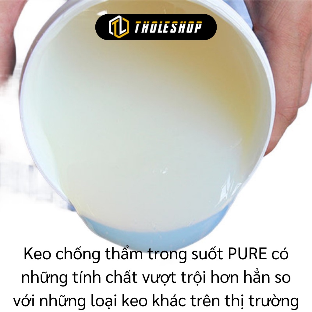 Keo Chống Thấm - Keo Quét Chống Thấm Trong Suốt PURE Chống Dột Mái Tôn, Sàn Nhà 9086