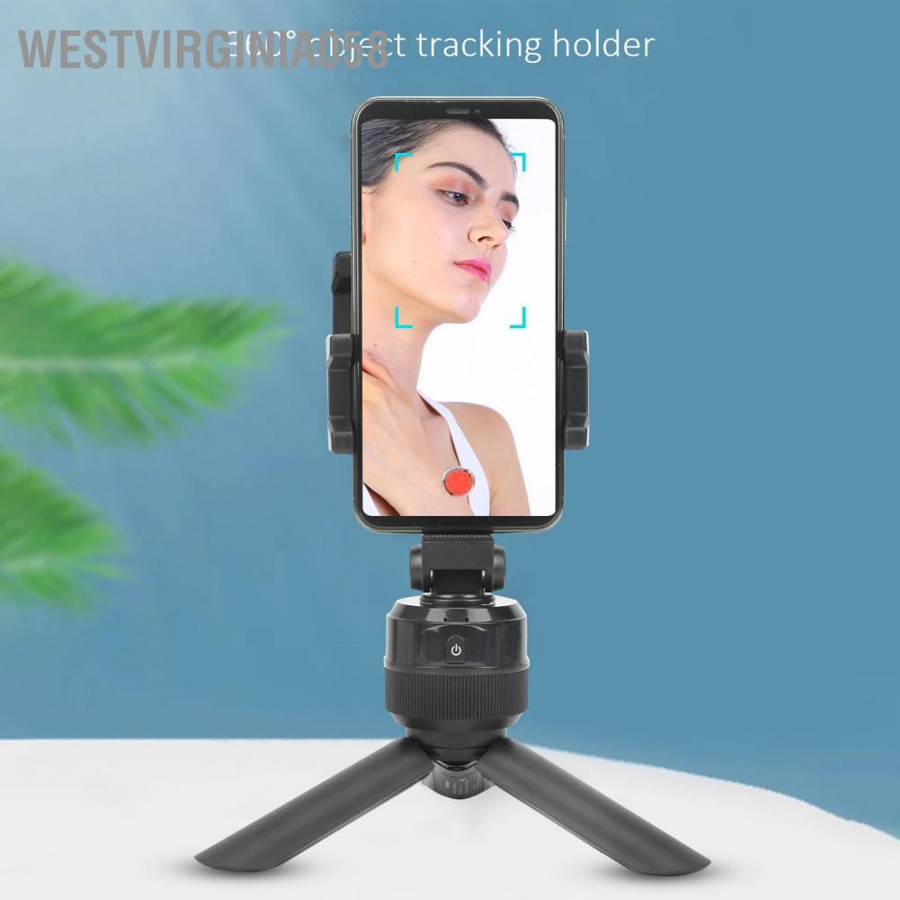 Hàng Hot Đầu chân máy thông minh Xoay 360 ° Tự động nhận dạng khuôn mặt để phát trực tiếp Vlog Hàng giao ngayWestvirginia058
