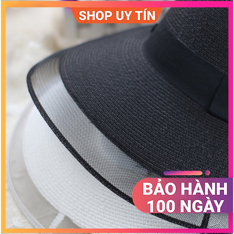 Mũ Đi Biển - Nón Cói Rộng Vành Vintage Cao Cấp Nữ Đẹp