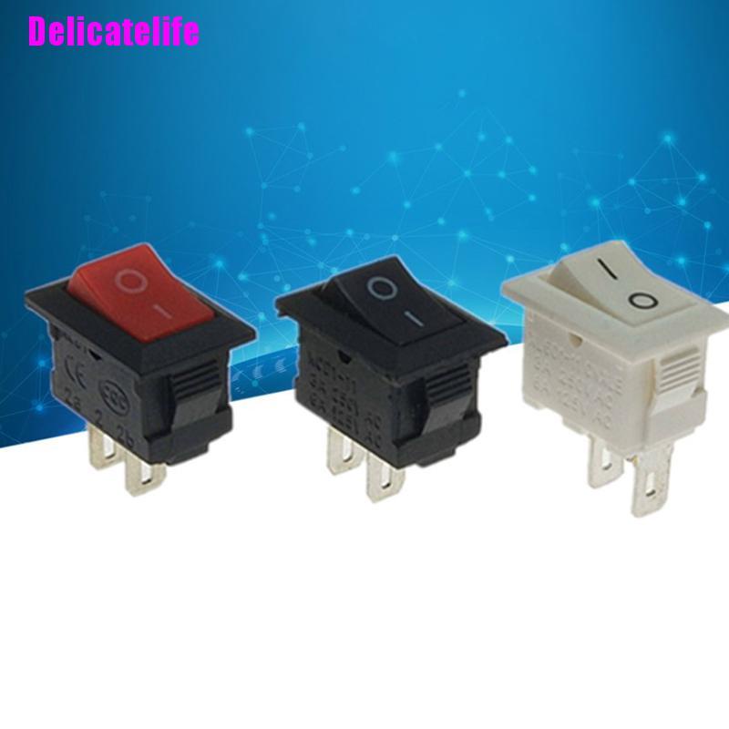 1 công tắc bật/tắt mini 10*15mm 2Pin cho xe hơi/tàu thuyền