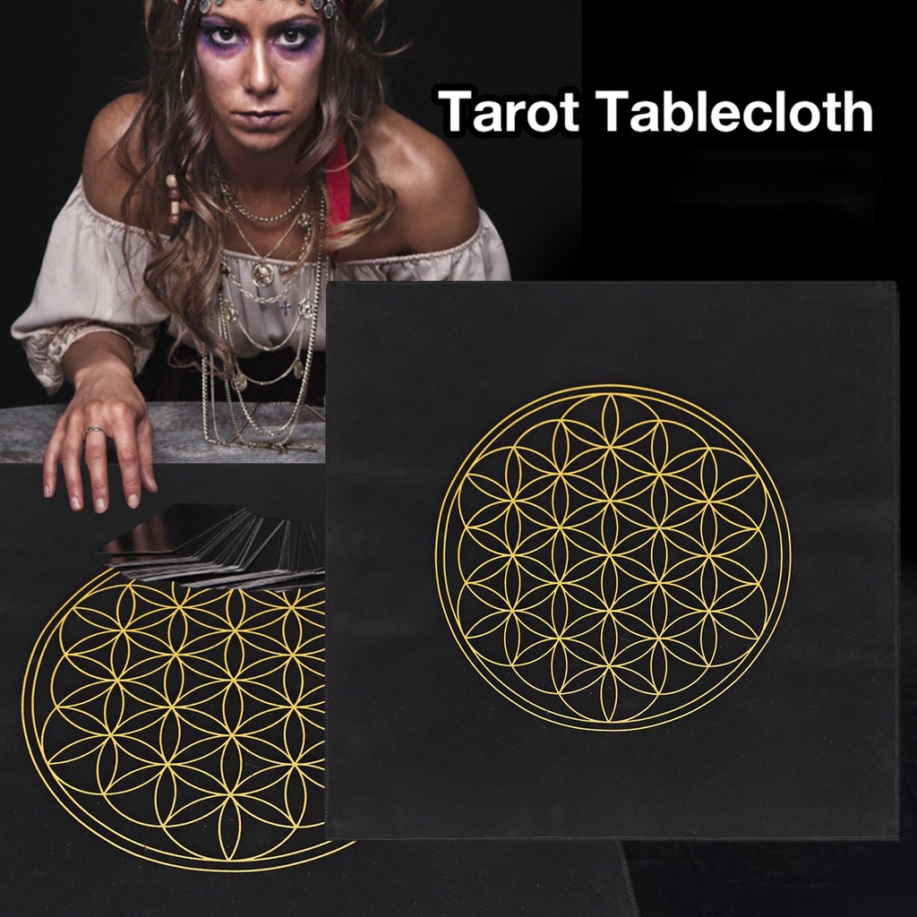 Tấm Vải Trải Bàn Bói Tarot Kèm Túi Đựng Tiện Dụng