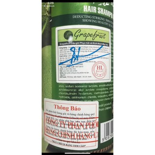 DẦU GỘI TINH DẦU BƯỞi