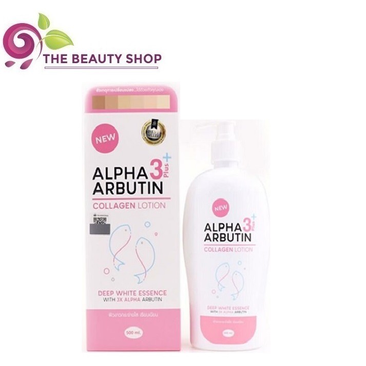 SỮA DƯỠNG TRẮNG BODY ALPHA ARBUTIN COLLAGEN LOTION 500ML