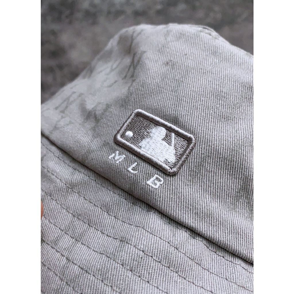 NÓN BUCKET MLB COTTON CAO CẤP, NÓN THỜI TRANG NA20 MÀU XÁM
