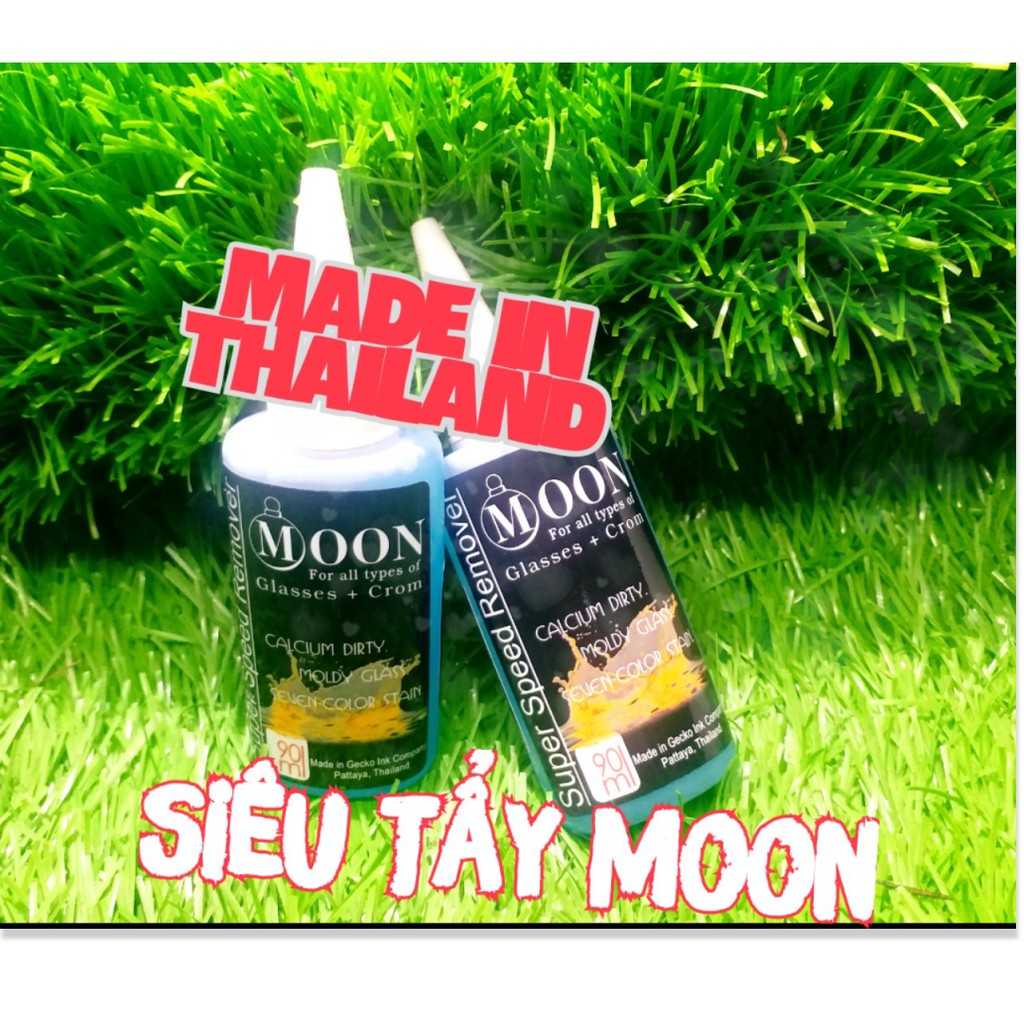 Moon 90ml- tẩy kính ô tô - Tẩy vòi sen Vết gỉ Sắt tẩy Cặn Bám Lâu Ngày Trên Vòi Labo tẩy kính bể cá