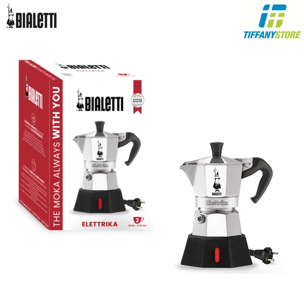 Ấm pha cà phê điện Bialetti Moka Elettrika, 2 Cups - Nhập tại Châu Âu
