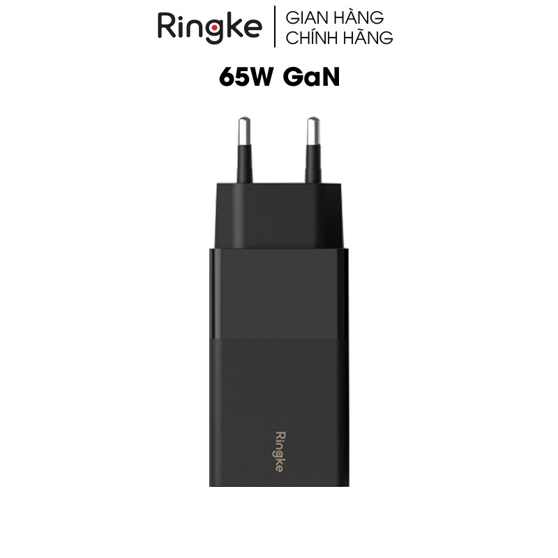 Sạc Nhanh RINGKE 65W GaN 3 Cổng USB-C+USB-C+USB-A