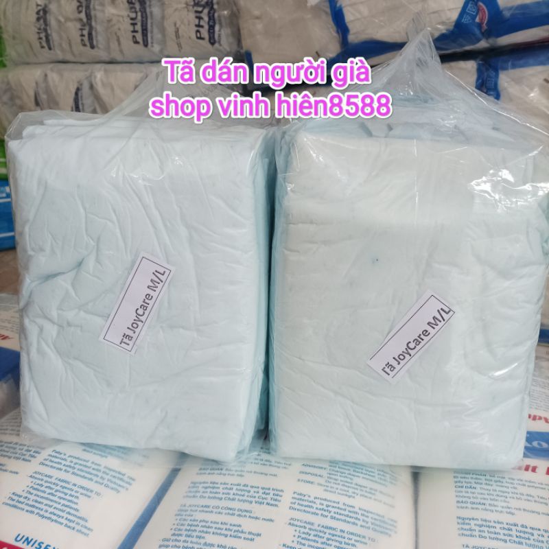 Tã dán trần joycare gói 10miếng có vách, M/L 40-75kg dành cho người già và phụ nữ sau sinh, siêu thấm hút