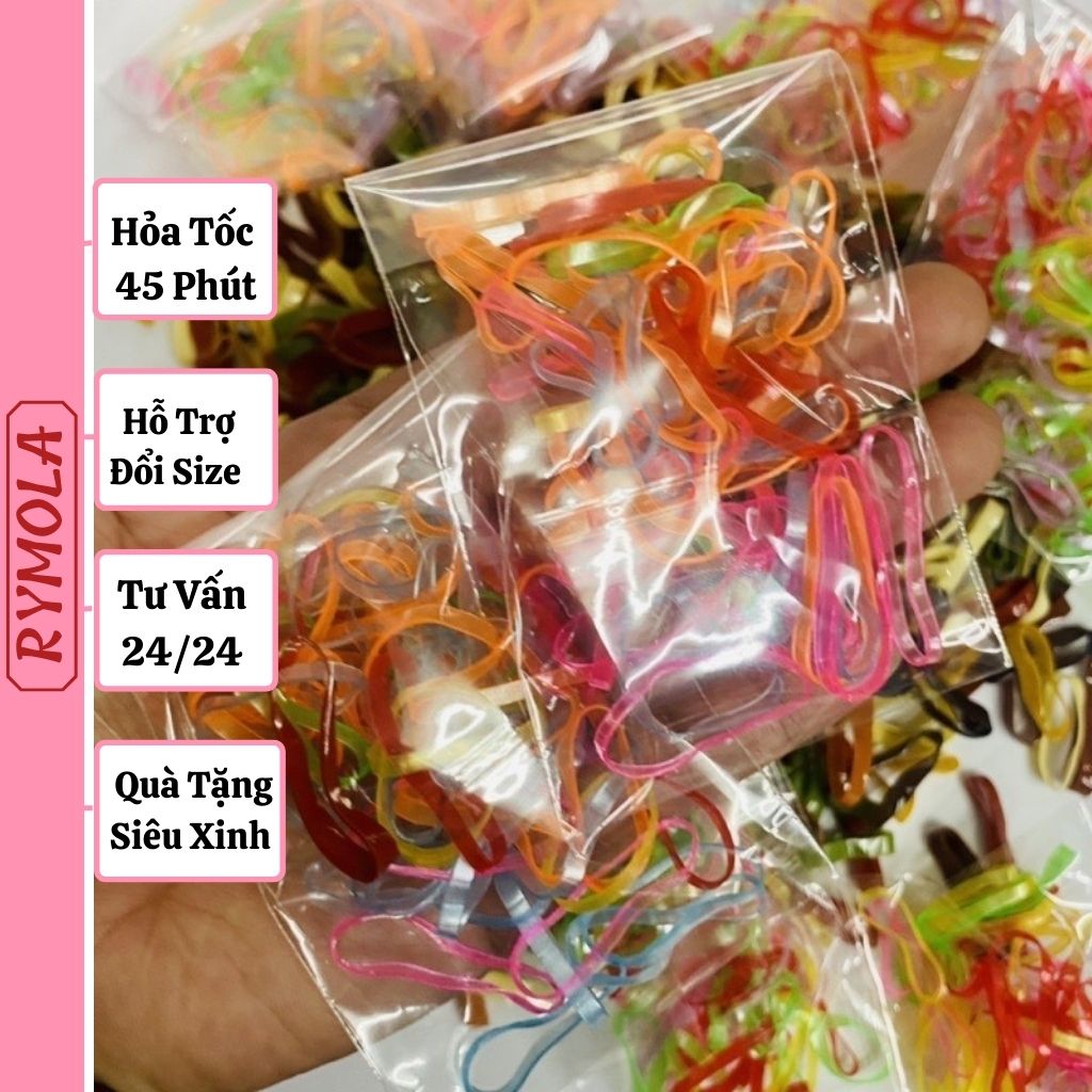 Thun Cột Tóc Thun Dai Bền Xinh Xắn Dùng Cho Mọi Lứa Tuổi Dây Thun Cột Tóc