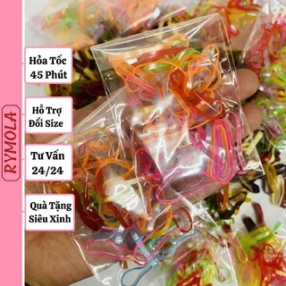 Thun Cột Tóc Thun Dai Bền Xinh Xắn Dùng Cho Mọi Lứa Tuổi Dây Thun Cột Tóc