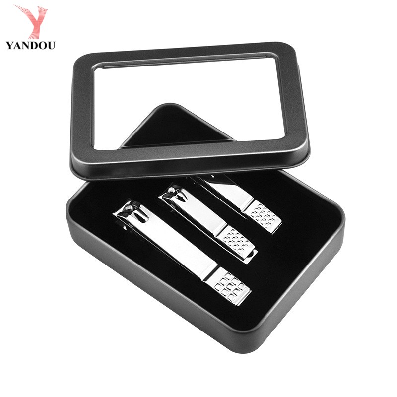 Bấm móng tay Yandou M3 đồ cắt móng tay thép không gỉ kèm hộp thanh gọn