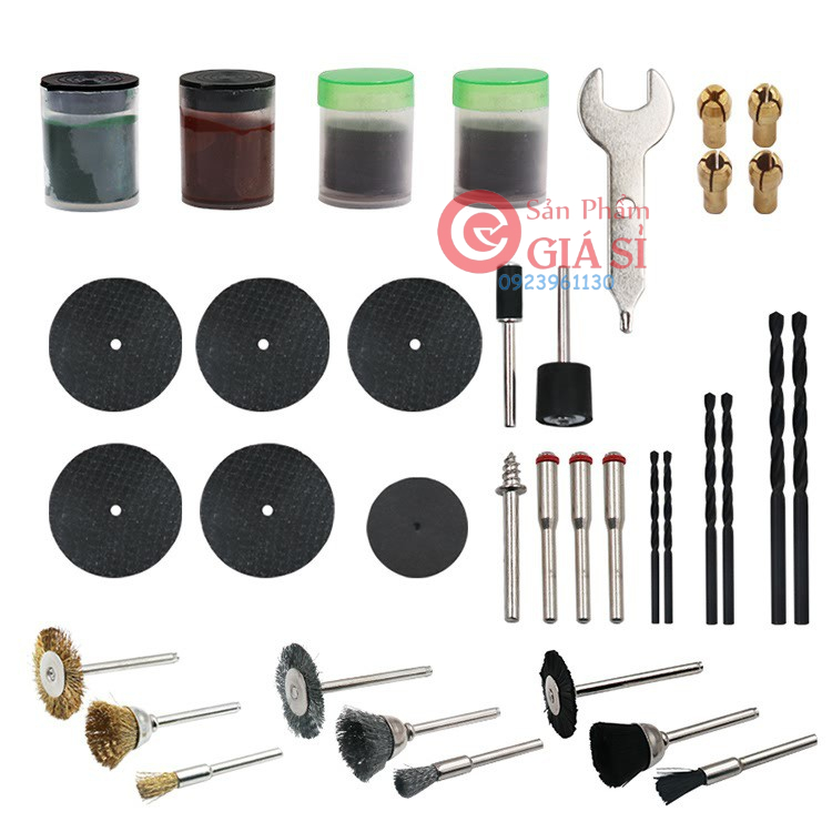Bộ 161 phụ kiện máy khoan, mài, khắc đa năng ❤️freeship❤️