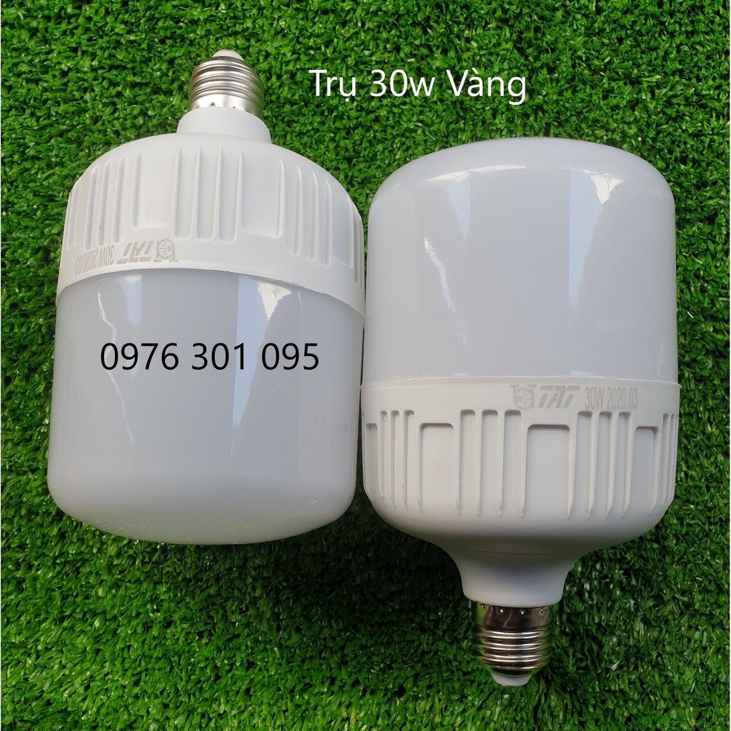 Bóng Đèn Led Trụ 30w Ánh Sáng VÀNG kín nước, siêu sáng