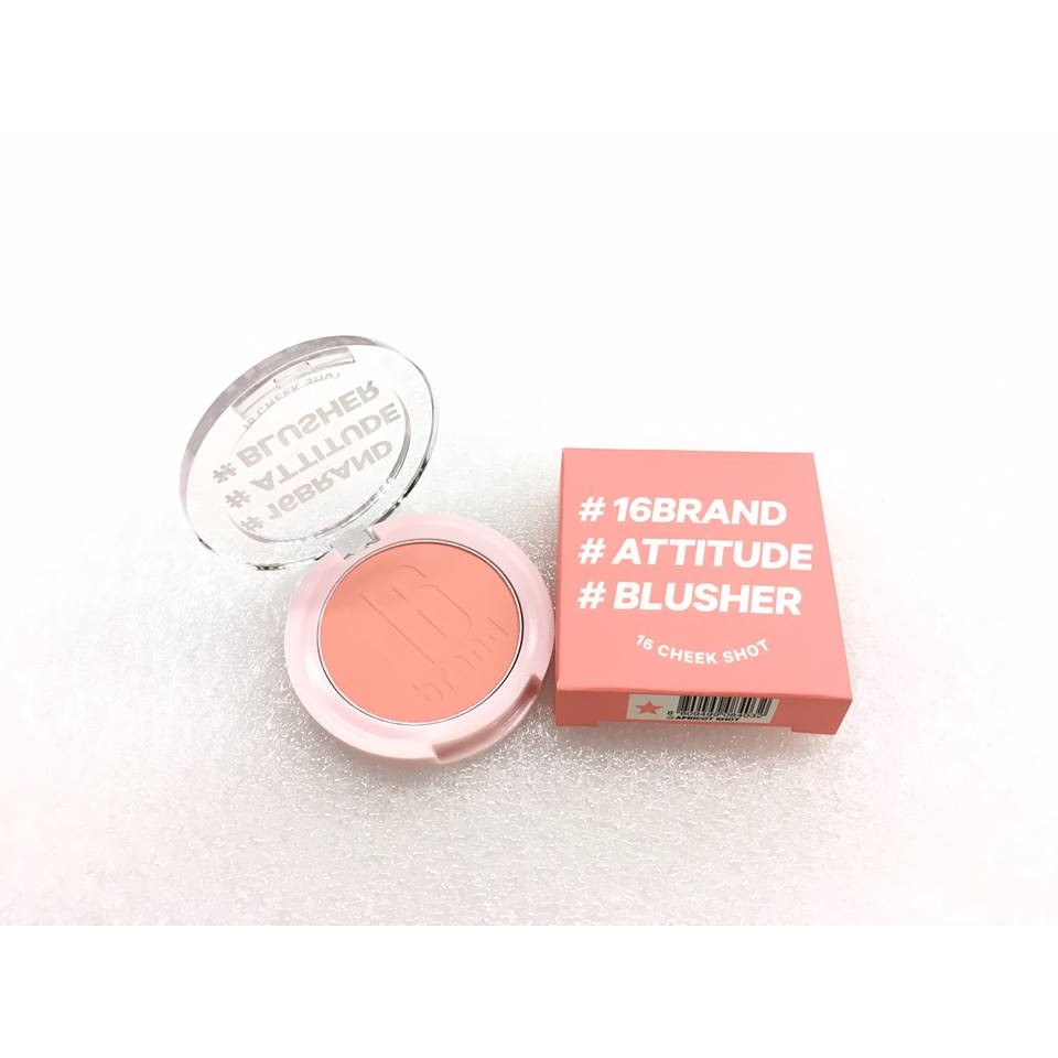 MÁ HỒNG 16BRAND CHEEK SHOT BLUSHER SIXTEEN BRAND CHÍNH HÃNG - 4005